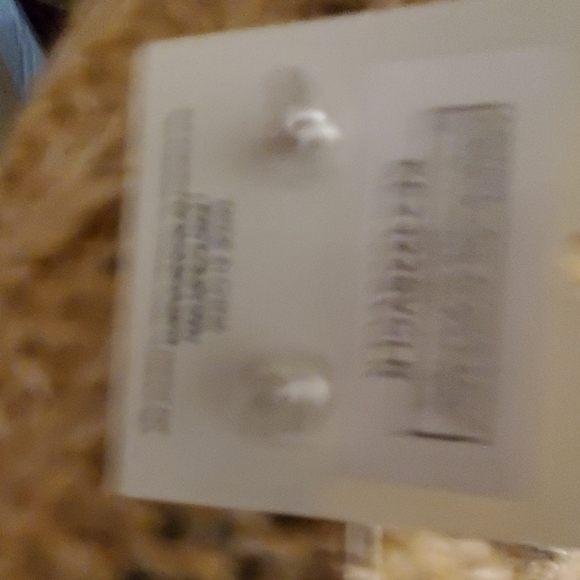 4" if fun" S-E-X-Y" earrings in silver /crystal - Picture 5 of 5